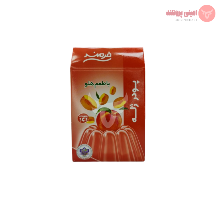 43 پودر ژله هلو فرمند - Image 1